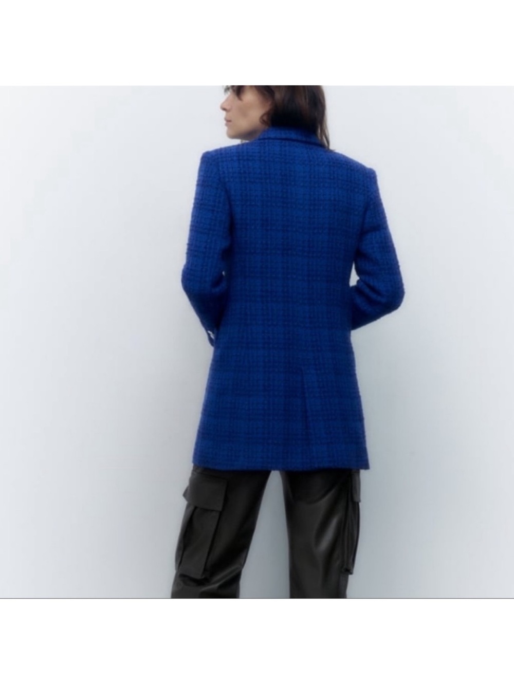 Zara long structured coat - Picture 7 of 9